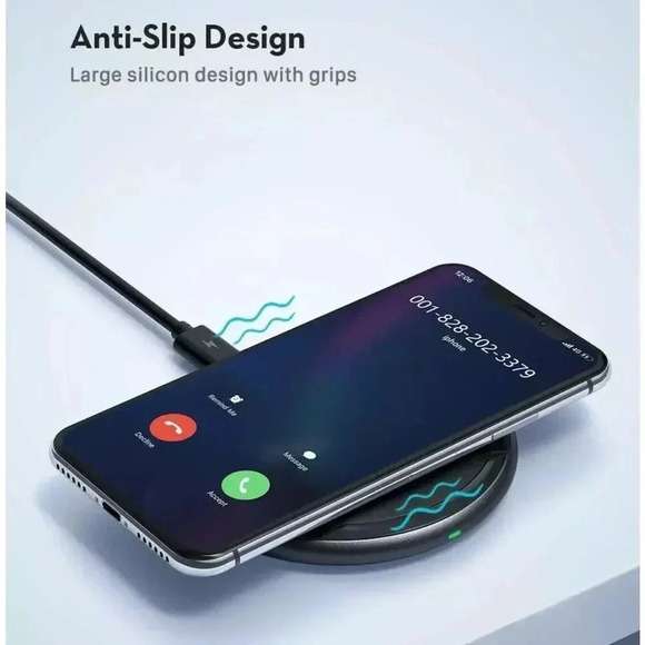 RAVPower Fast Wireless Charger 10W Max with QC 3.0 Adapter RP-PC058 - Picture 4 of 8